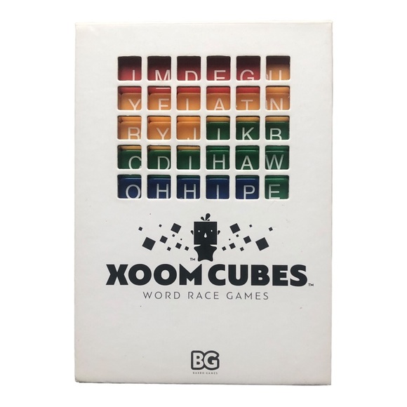 XOOM CUBES Word Race Games for Ages 6+ and for 2-4 Players to Build Vocabulary - Picture 1 of 5